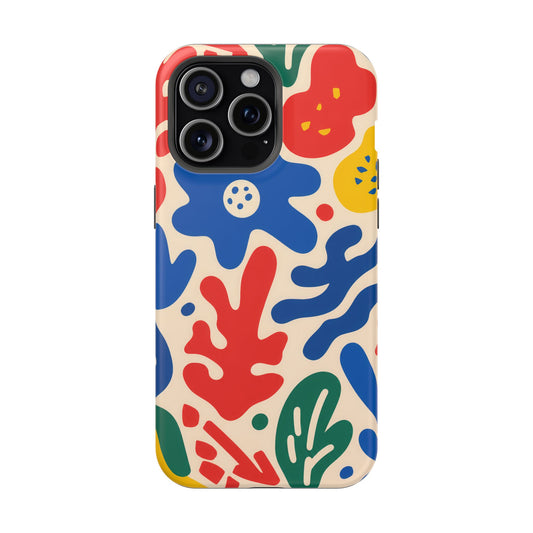 Abstract Floral Magnetic Impact Phone Case