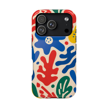 Abstract Floral Magnetic Impact Phone Case