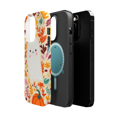 Halloween Ghost Pumpkin Phone Case — Magnetic Impact-Resistant Case