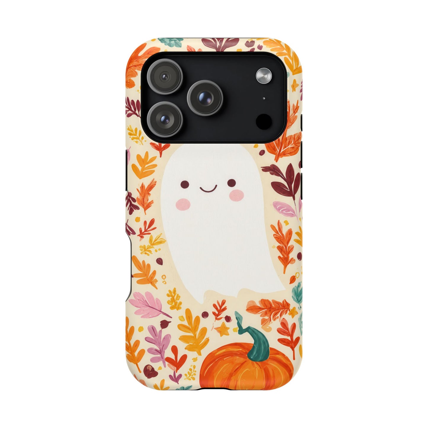 Halloween Ghost Pumpkin Phone Case — Magnetic Impact-Resistant Case