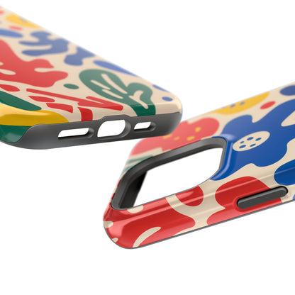 Abstract Floral Magnetic Impact Phone Case