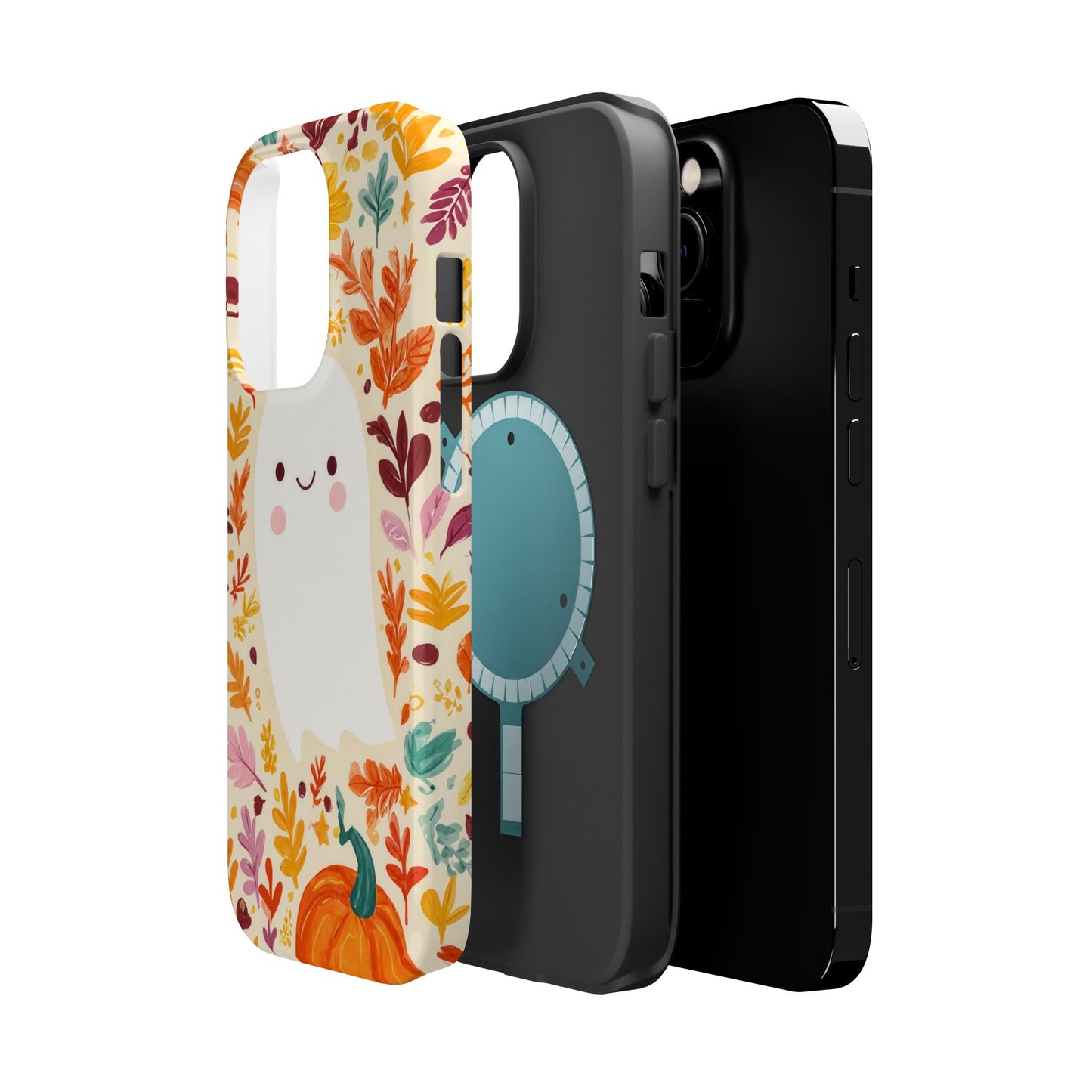 Halloween Ghost Pumpkin Phone Case — Magnetic Impact-Resistant Case