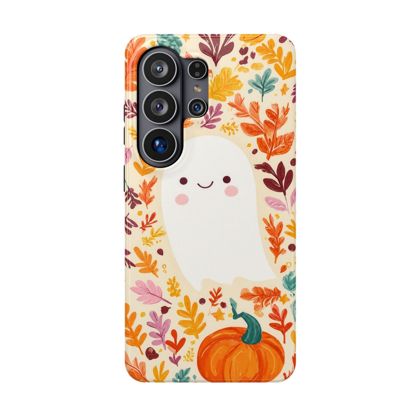 Halloween Ghost Pumpkin Phone Case — Magnetic Impact-Resistant Case