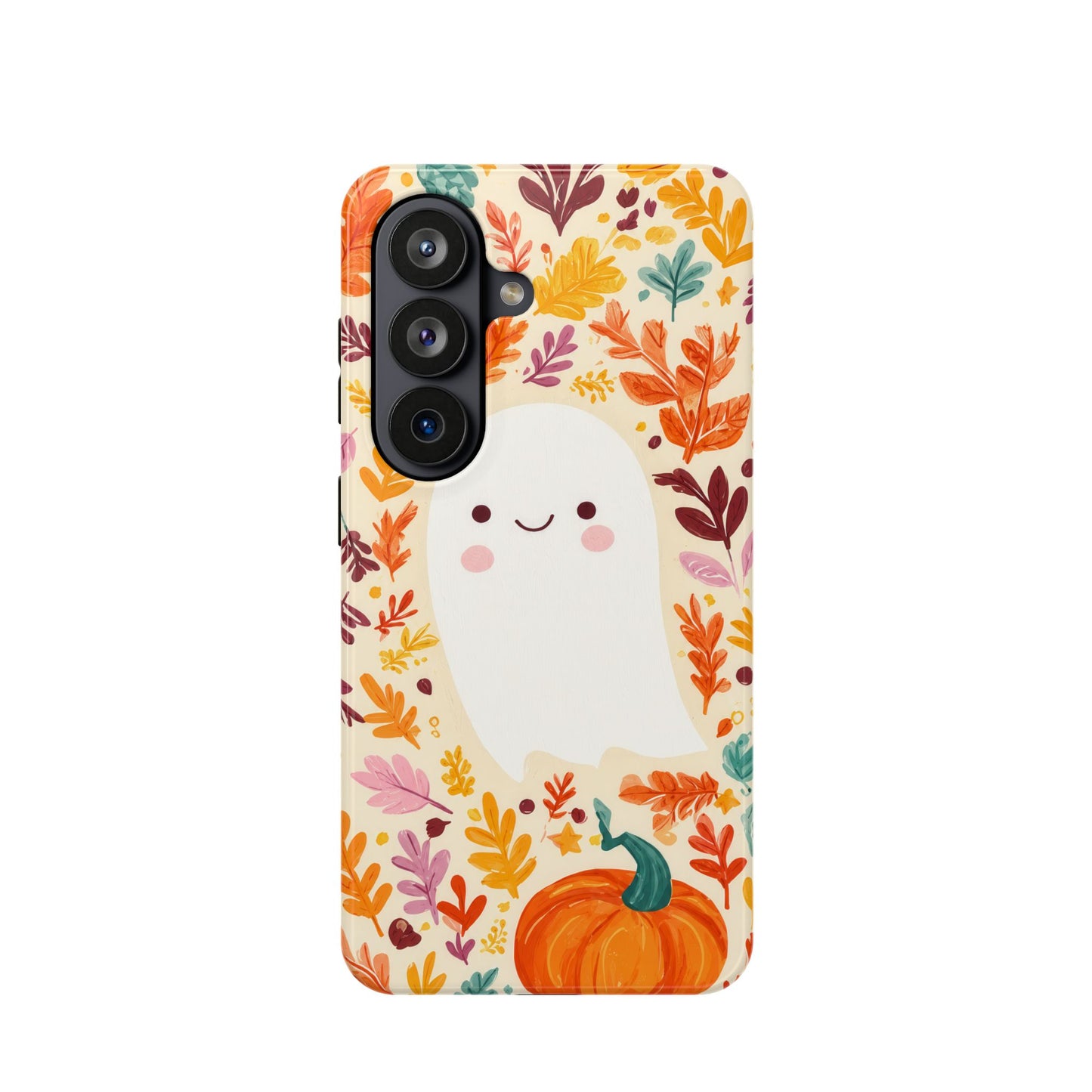 Halloween Ghost Pumpkin Phone Case — Magnetic Impact-Resistant Case