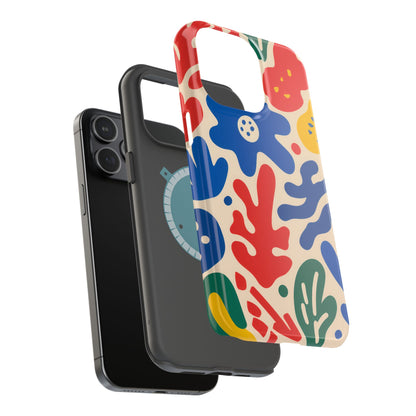 Abstract Floral Magnetic Impact Phone Case