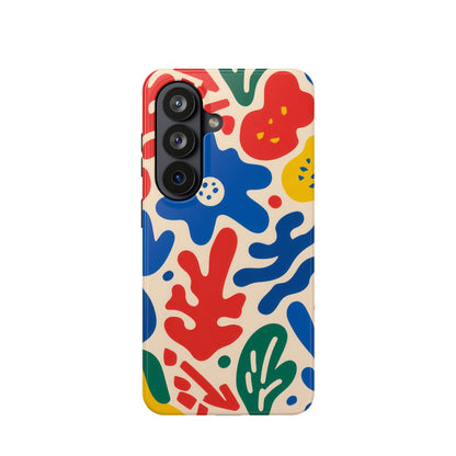 Abstract Floral Magnetic Impact Phone Case