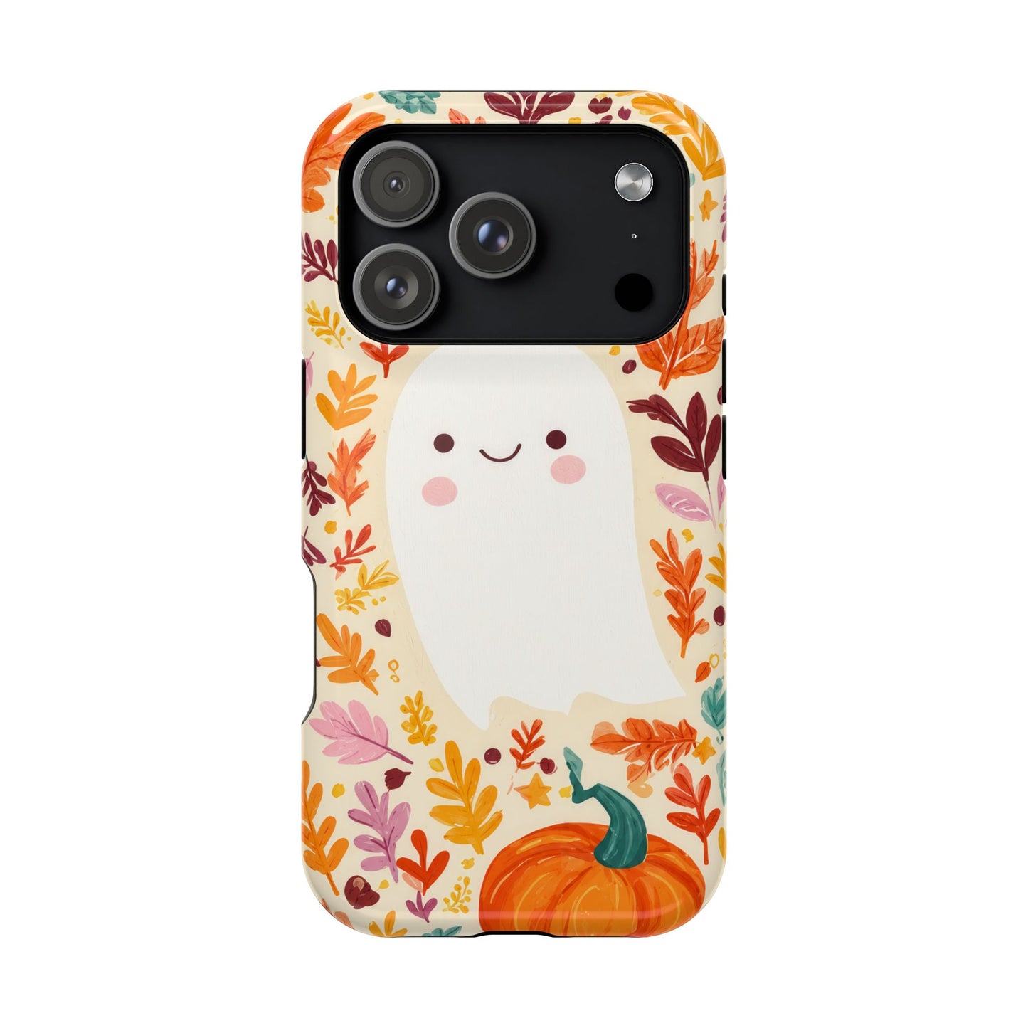Halloween Ghost Pumpkin Phone Case — Magnetic Impact-Resistant Case