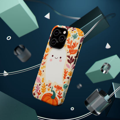 Halloween Ghost Pumpkin Phone Case — Magnetic Impact-Resistant Case